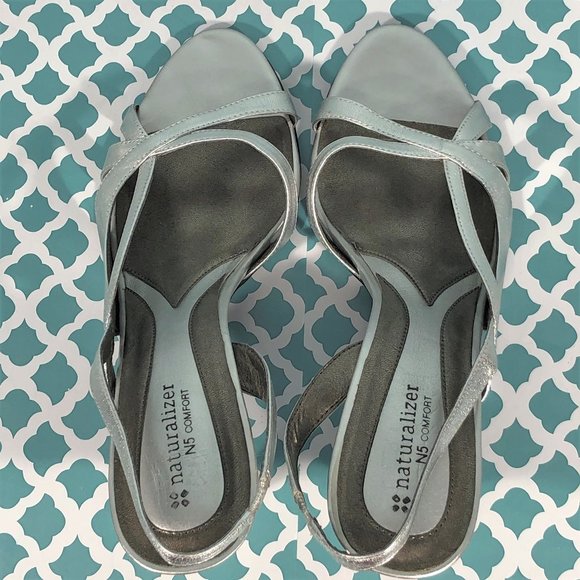 Naturalizer PRISSY N5 Comfort Womens Slingback Pumps Leather Upper Size 11 M - Picture 7 of 12